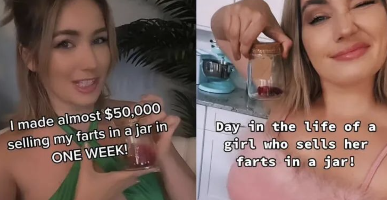 钱太难赚？美国博主靠卖“罐装屁”，一周狂赚4万美金！