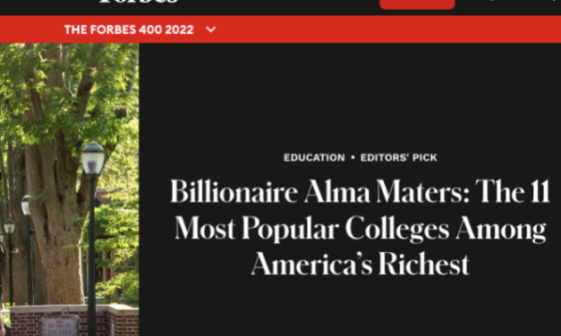 美国哪所大学最“盛产”富豪？最新调查公布啦，看看有没有你的学校？