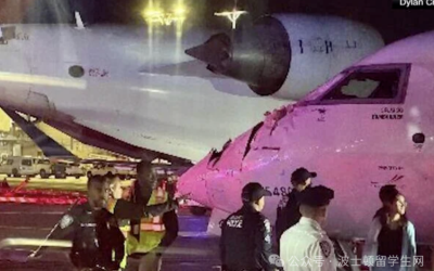 达美航空突发事故：两架飞机在纽约机场相撞，乘客现场惊呼！