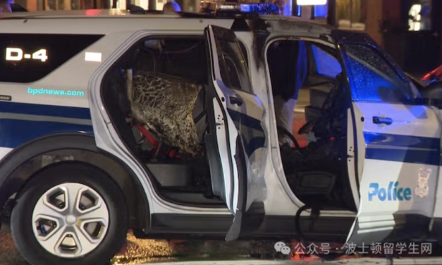 震惊！波士顿一警车被烟花点燃，两名嫌疑人当场被捕！
