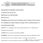 美国F/J/I签证政策重大改革：博士Master Out、二硕、Day 1 CPT或成历史！？