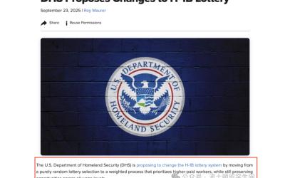 H-1B抽签规则或将颠覆？高工资成为中签“通行证”！